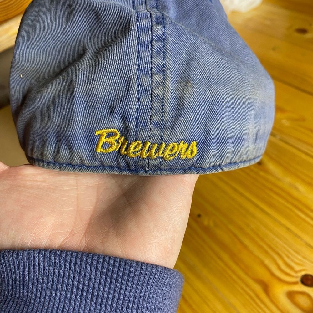 Y2K Brewers Baseball Hat Distressed - Picture 4 of 6